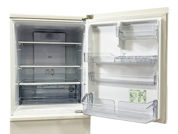 【動作保証】 AQUA AQR-27H ノンフロン 冷凍 冷蔵庫 272L 3ドア 右開き ホワイト 2019年製 中古 楽 T8751195_画像2