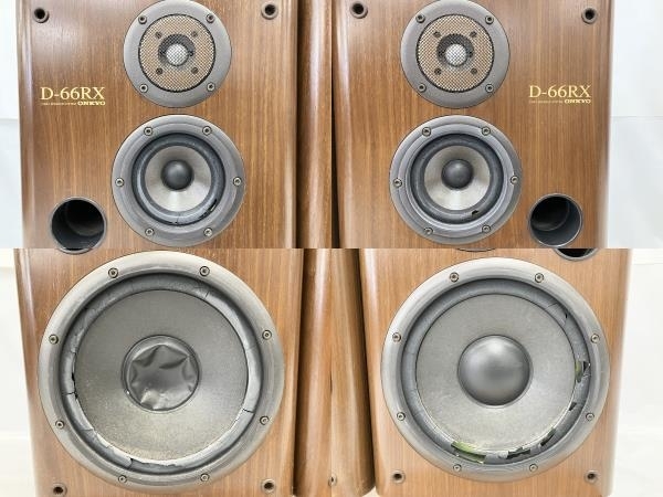 【引取限定】ONKYO D-66RX 3WAY スピーカー ペア 音響機材 ジャンク 直 W8764367_画像5