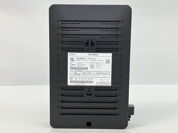 【動作保証】 NTT OG810Xi ルーター ネットコミュニティ 2015年製 ひかり 電話 アダプター 開封 未使用 Z8784872_画像7