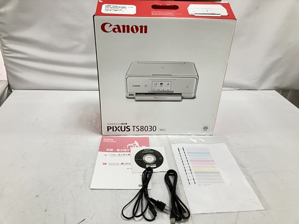 Canon PIXUS TS8030 インクジェットプリンター 6色インク A4 家庭用 スマホ対応 ジャンク H8777412_画像3