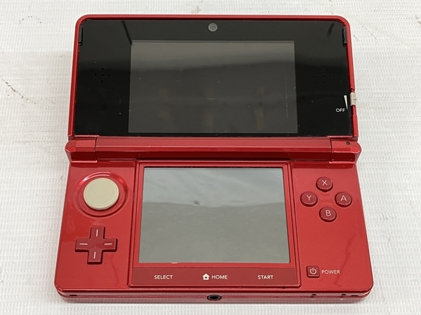 【動作保証】 ニンテンドー 3DS CTR-S-JPN-C0 妖怪ウォッチ カセット付き ゲーム機 任天堂 中古 C8864145_画像3