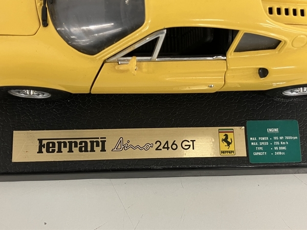 Anson アンソン 30301-W Ferrari Dino 246GT フェラーリ ミニカー 中古 K8787637_画像9