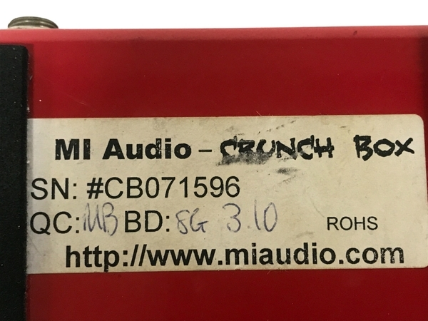 【動作保証】MI AUDIO CRUNCH BOX DISTORTION エフェクター 音響 機器 趣味 中古 F8859491_画像9