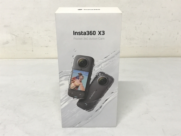 【動作保証】 Insta360 X3 CINSAAQ/B 360 Action Cam 360度 アクション カメラ インスタ360 中古 F8817453_画像2