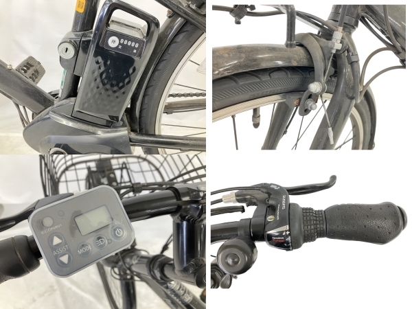 【引取現在】【動作保証】 Panasonic VELO-STAR BE-ELVS77B 電動 アシスト 自転車 パナソニック ベロスター 中古 直 W8838184_画像7