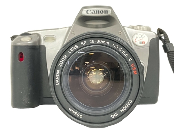 Canon EOS kiss III L フィルムカメラ ボディ レンズ2点 セット ZOOM LENS EF 28-80mm 3.5-5.6 75-300mm 4-5.6 キヤノン ジャンク S8862557_画像2