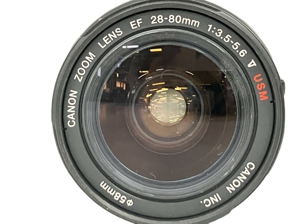 Canon EOS kiss III L フィルムカメラ ボディ レンズ2点 セット ZOOM LENS EF 28-80mm 3.5-5.6 75-300mm 4-5.6 キヤノン ジャンク S8862557_画像6