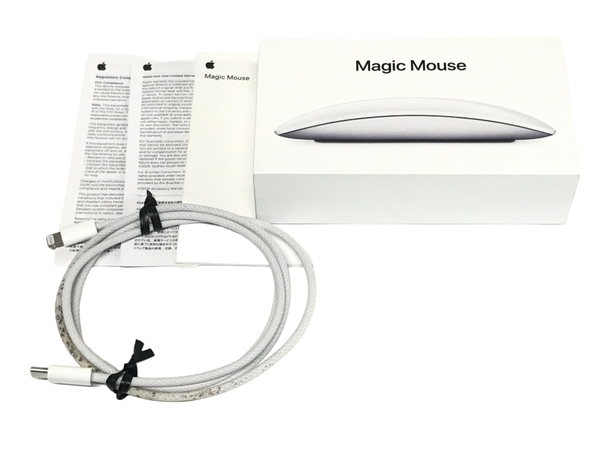 【動作保証】 Apple Magic Mouse MLA02J/A A1657 ワイヤレス マウス 中古 F8821361_画像2