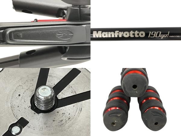 【動作保証】Manfrotto MT190GOA4 190go! M-lock アルミニウム三脚4段 カメラ周辺機器 撮影 マンフロット 中古 S8854962_画像8