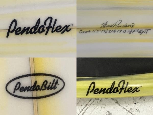 【引取限定】Pendoflex 5’5” ショートボード サーフボード サーフィン 中古 直 S8863225_画像8