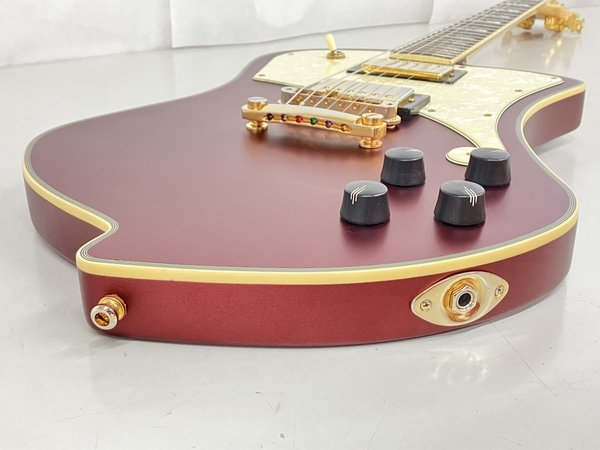 D’Angelico Deluxe Ludlow MATTE WINE 1/50 エレキギター ハード・ソフトケース付き ディアンジェリコ ギター 弦楽器 中古 良好 K8402998_画像9