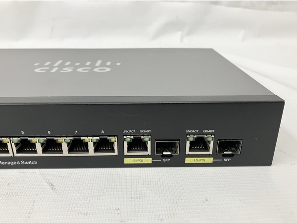 Cisco シスコ SG350-10MP マネージド スイッチ ネットワーク 周辺機器 ジャンク M8612948_画像6