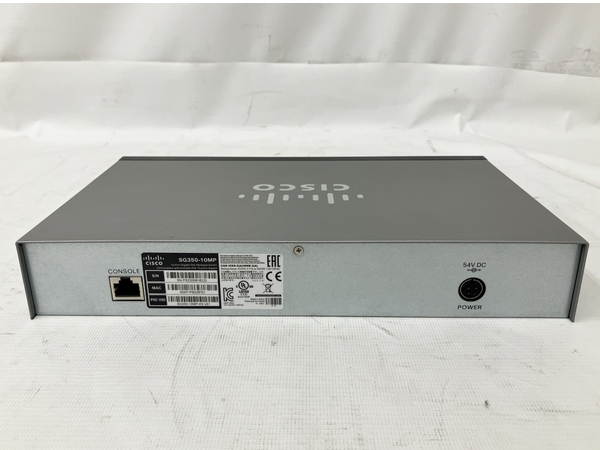 Cisco シスコ SG350-10MP マネージド スイッチ ネットワーク 周辺機器 ジャンク M8612948_画像4