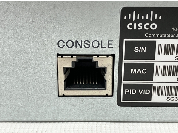 Cisco シスコ SG350-10MP マネージド スイッチ ネットワーク 周辺機器 ジャンク M8612947_画像5