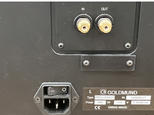 【引取限定】GOLDMUND PROLOGACT ゴールドムンド スピーカー ペア ワイヤレス オーディオ機器 音響機材 中古 良好 直M8419301_画像6