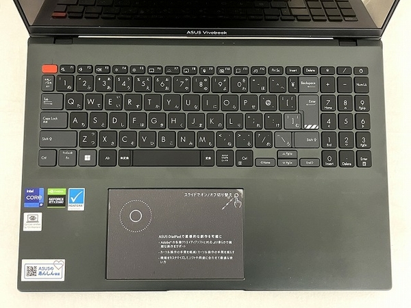 ASUS Vivobook_ASUSLaptop N7601ZW_N7601ZW ノートPC 12th Gen i9-12900H 32GB SSD 1.0TB Windows 11 Pro ジャンク T8210041_画像5