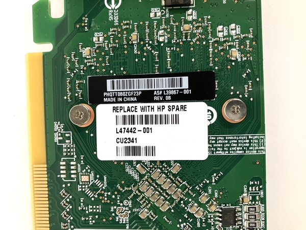 HP AMD Radeon TPC-P007G RX550X 4GB LP DisplayPort Card PCパーツ 未使用 B8342184_画像7