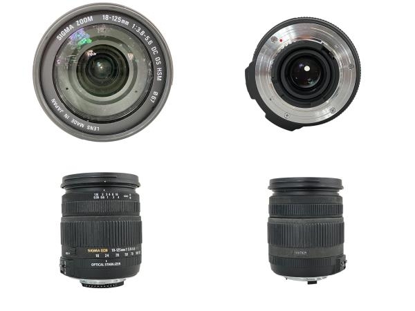 Nikon D40 SIGMA ZOOM 18-125mm F3.8-5.6 DC OS HSM カメラ ニコン ジャンク W8864282_画像9