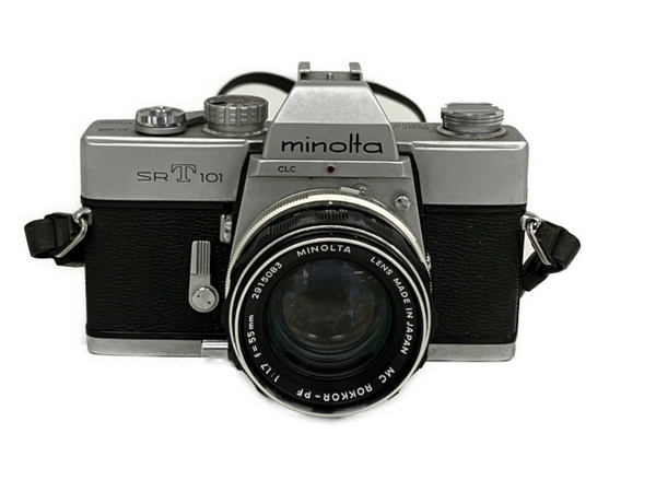 minolta SR T 101 フィルムカメラ ボディ レンズセット MC ROKKOR-PF F1.7 55mm ミノルタ ジャンク S8862555_画像1