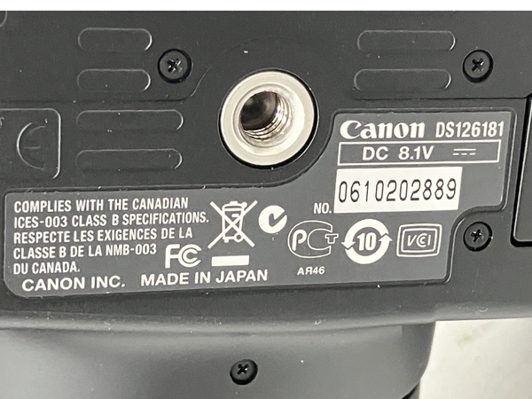 Canon EOS Kiss X2 キャノン レンズキット EF-S 18-55mm F3.5-5.6 IS セット カメラ ジャンク M8553144_画像9
