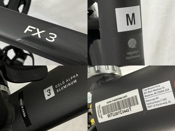 [ pickup limitation ][ operation guarantee ] TREK FX 3 Disc M size black 2023 year of model cross bike Trek used beautiful goods direct N8841004