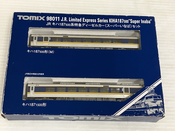 【動作保証】 TOMIX 98011 JR キハ187 500系 特急ディーゼルカー(スーパーいなば)2両セット 鉄道模型 Nゲージ 中古 O8839596_画像3