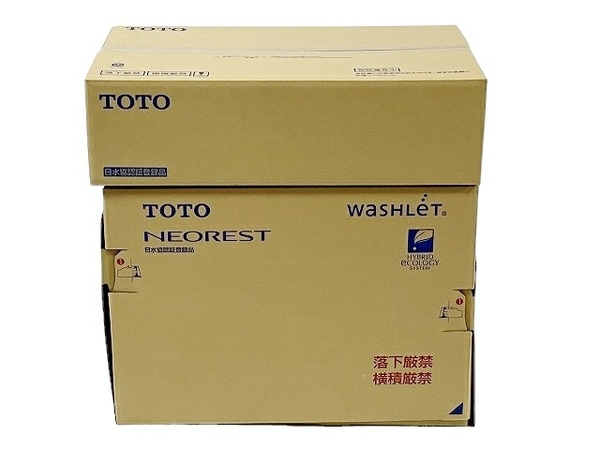 【引取限定】 【動作保証】 TOTO CES9710 TCF9710 CS921B #NW1 セット ホワイト 床置排水 便座式 トイレ 未開封 未使用 直 T8871059_画像1