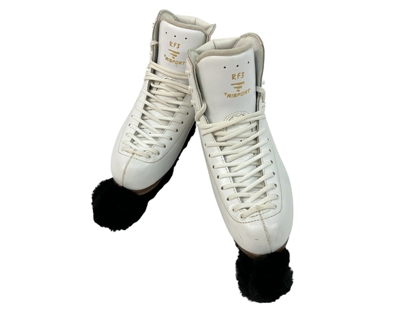 RISPORT RF3 フィギュア アイス スケート 靴 25.0 ホワイト リスポート 中古 Z8861967_画像1