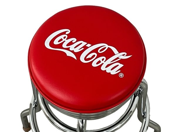 Coca Cola BRAND Coke Hi-Stool コカコーラ ハイスツール カウンターチェア 中古 美品 M8859259_画像2