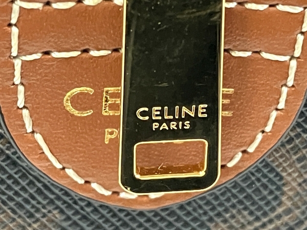 セリーヌ スモール ボストン トリオンフ 2way ショルダーバッグ ミニ ブラウン レディース バッグ CELINE 197582CAS.04LU 鞄T8793022_画像4