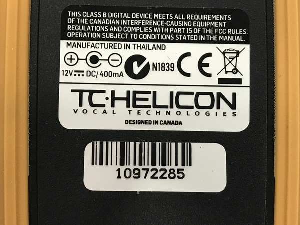 [ гарантия работы ]TC-Helicon VoiceTone T1 эффектор voice Vocal эффектор б/у F8864542