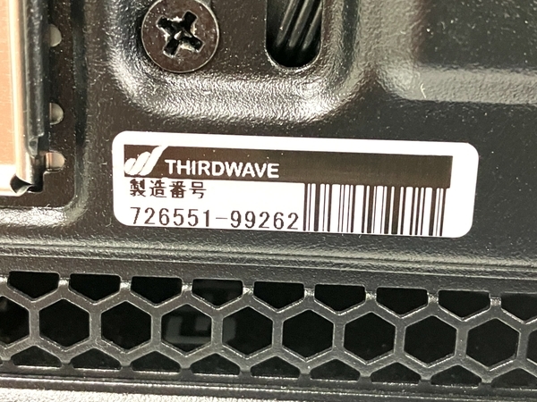 【動作保証】 Thirdwave GALLERIA XA7C-R37 ゲーミング デスクトップ PC i7-13700F 16GB SSD 1TB RTX 3070 WIN11 中古 美品 T8696531_画像7