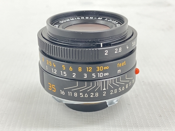 Leica SUMMICRON-M 35mm F2 E39 ASPH. no. 5 generation black camera lens used excellent W8843819