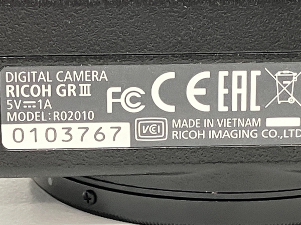 【動作保証】RICOH GR3 GRIII コンパクトデジタルカメラ 18.3mm 2.8 レンズ リコー カメラ 中古 良好 Z8833574_画像8