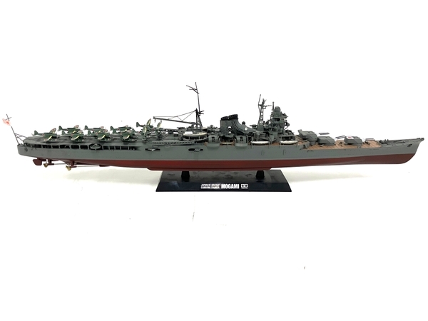 【引取限定】 タミヤ 日本航空巡洋艦 最上 1/350 プラモデル 組立塗装済 TAMIYA 約58×7.5×15cm ジャンク 直 B8820575_画像3