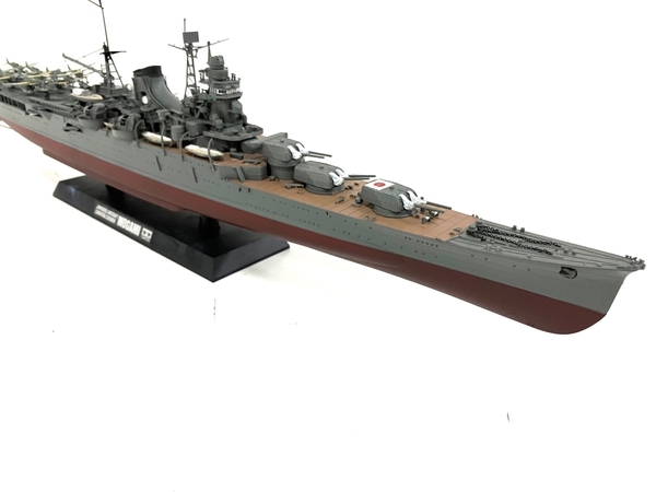 【引取限定】 タミヤ 日本航空巡洋艦 最上 1/350 プラモデル 組立塗装済 TAMIYA 約58×7.5×15cm ジャンク 直 B8820575_画像6