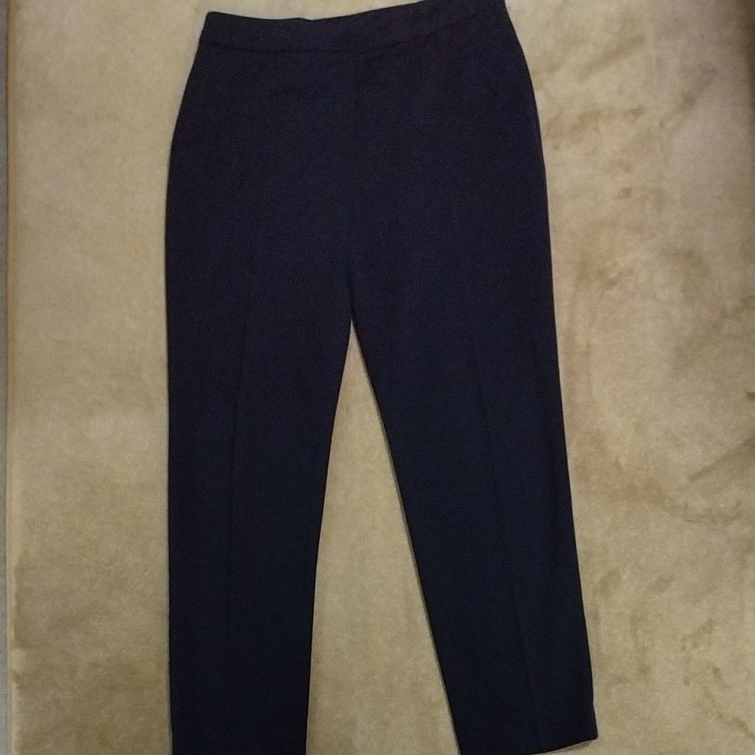 iCB アイシービー スラックス パンツ サイズ42　LL 紺　大きいサイズ　美品