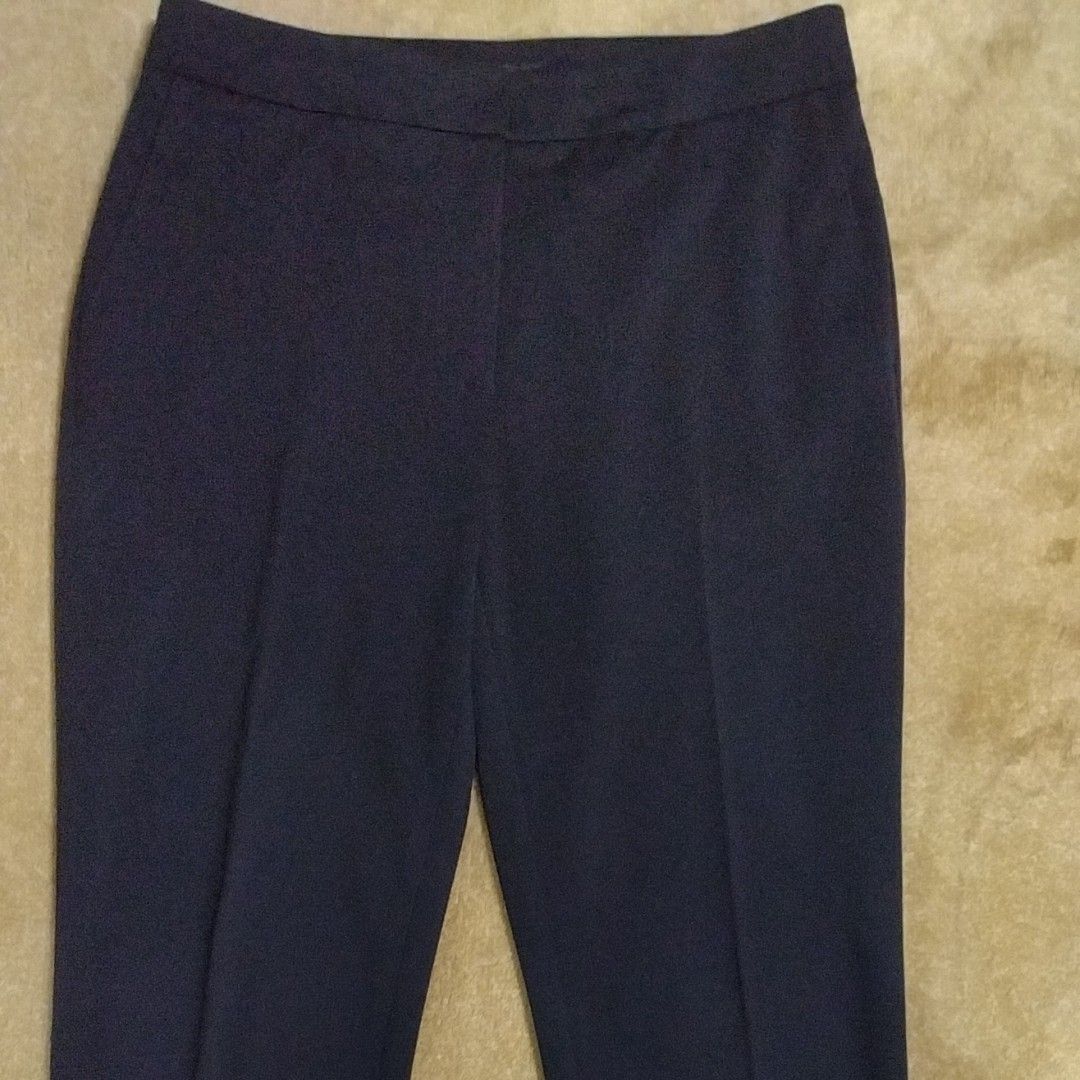 iCB アイシービー スラックス パンツ サイズ42　LL 紺　大きいサイズ　美品