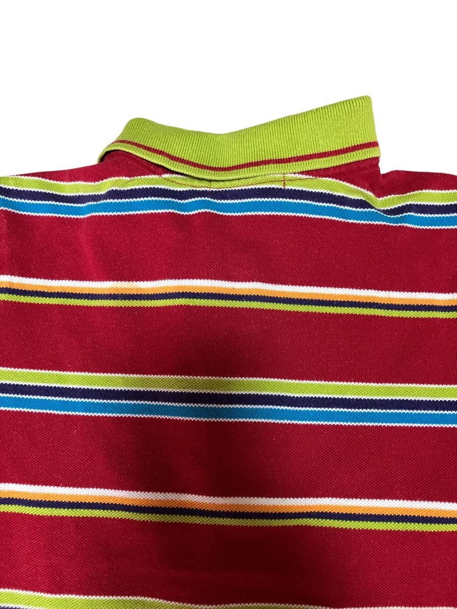 セール　EAST BOY レディース　トップス　ポロシャツ　赤　サイズ9/Mサイズ相当 半袖