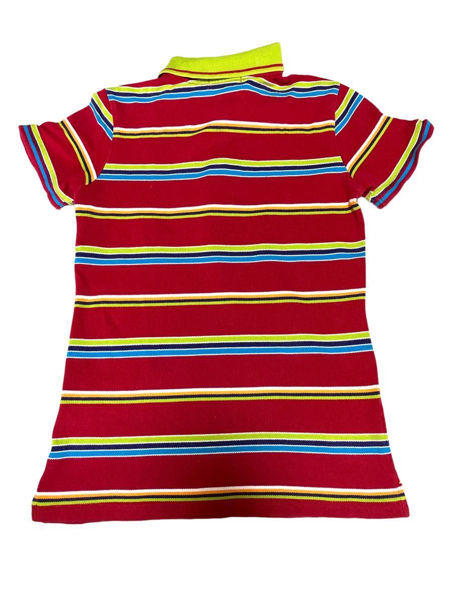 セール　EAST BOY レディース　トップス　ポロシャツ　赤　サイズ9/Mサイズ相当 半袖