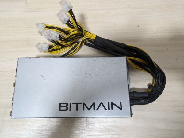 BITMAIN 電源ユニット　APW3++-12-1600 1200W-1600W 動作未確認　マイニング　電源_画像1