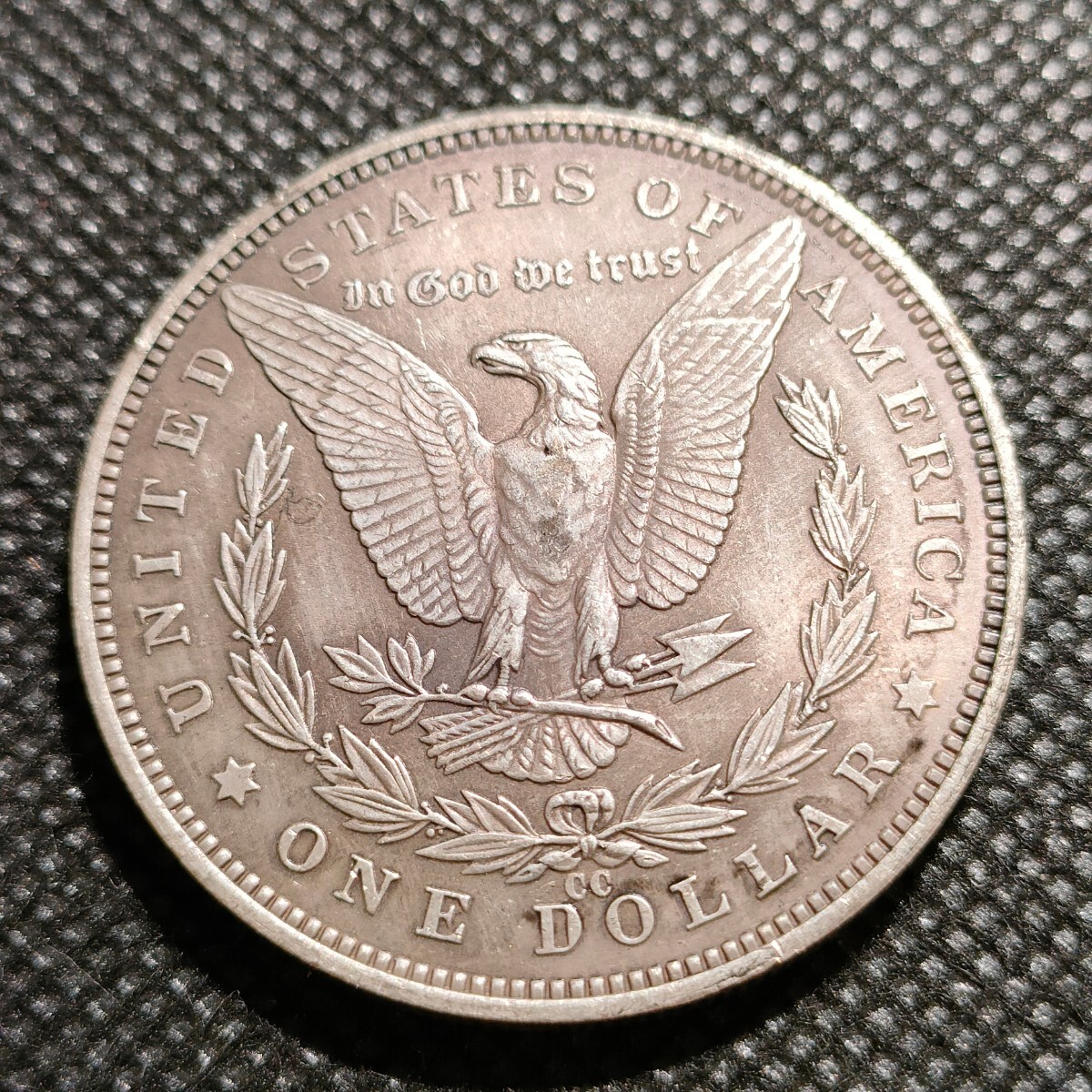7108 アメリカ古銭 ルンペン 約38mm イーグル チャレンジコイン ゴルフマーカー コイン アンティーク ホーボーの画像2