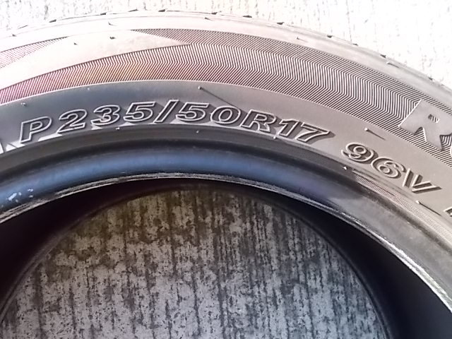 ２３５／５０Ｒ１７　ＲＯＡＤＳＴＯＮＥ　２本　20190507_画像4