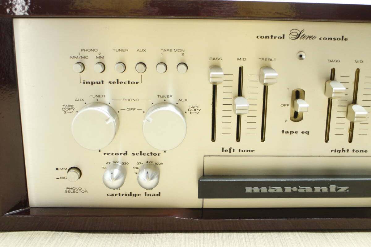 M-XB-422 完動品 Marantz SC-9 プリアンプ ESOTEC series SC-9 マランツ コントロールアンプ 1982年 美品の画像4