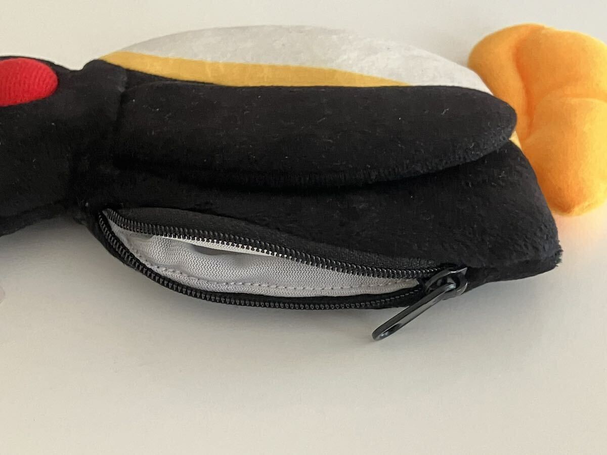 Pingu( Pingu )/ reel Pas / pass case / ticket holder / coin case / change purse ./ black 