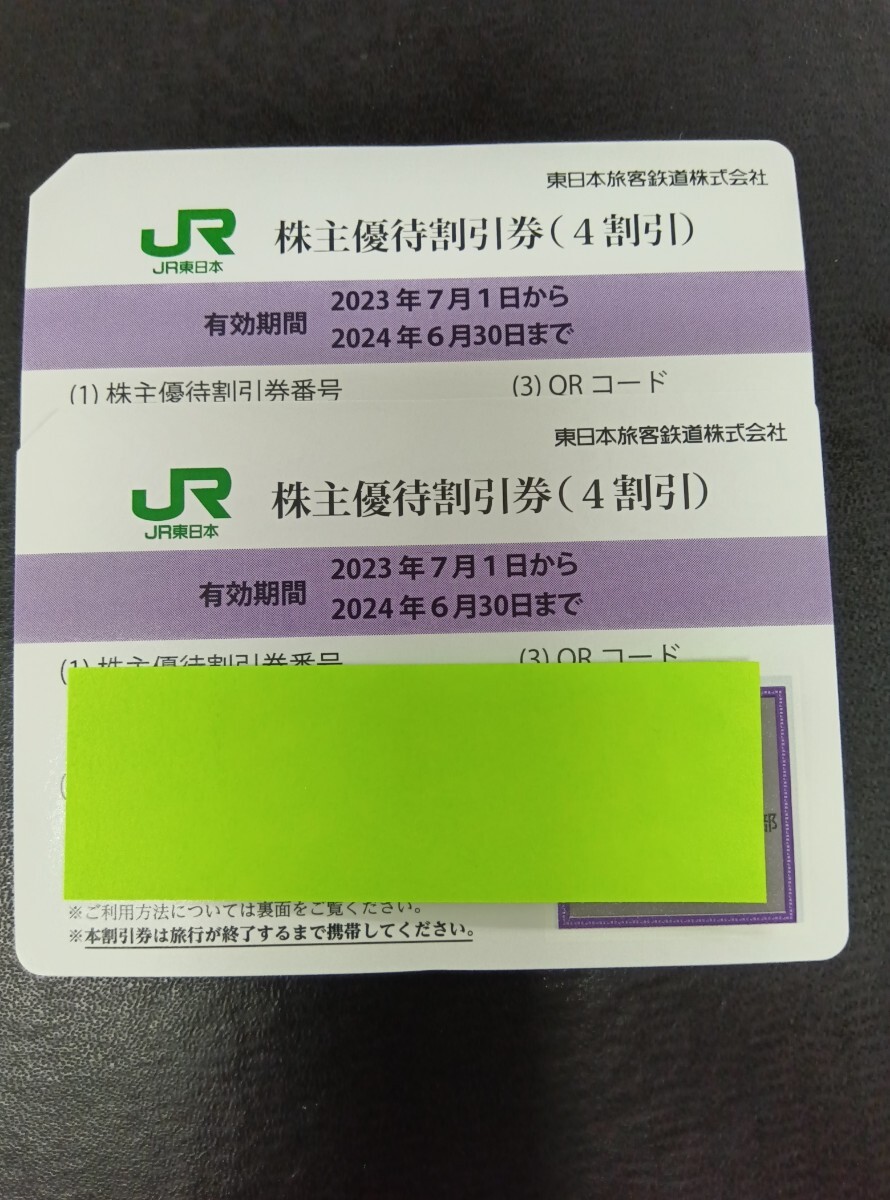 JR東日本 株主優待券 2枚_画像1