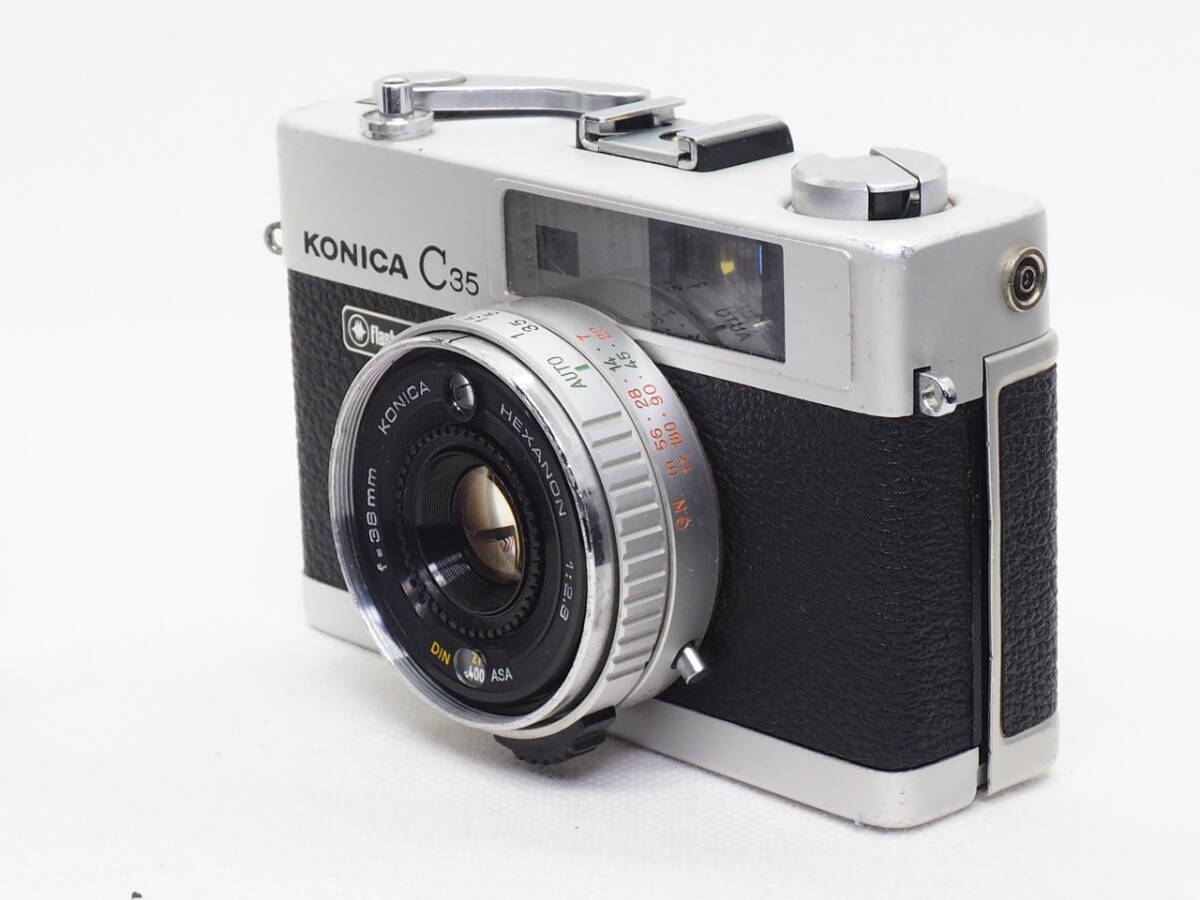 コニカ Konica C35 Flashmatic HEXANON 38mm F2.8 《 動作光学良好 》 #25012401の画像2