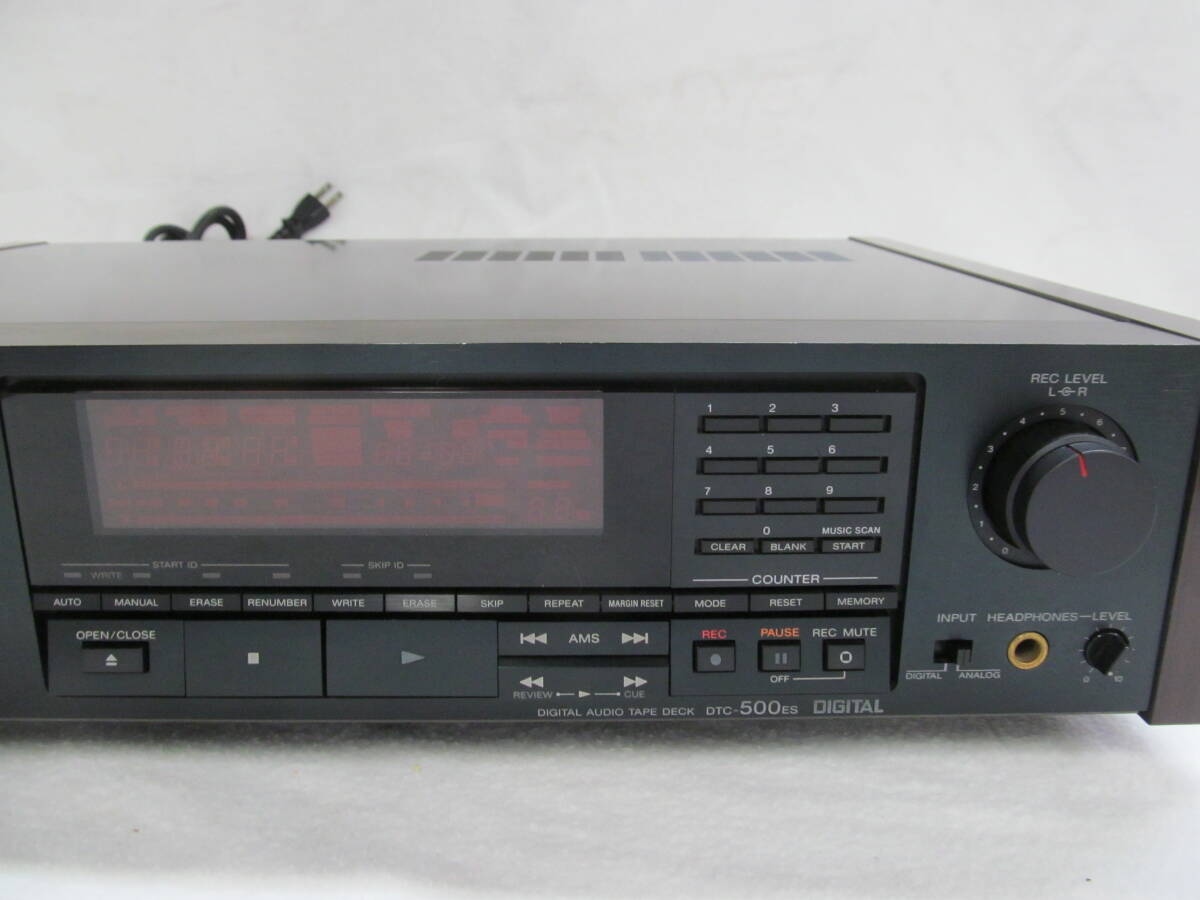 SONY ソニー DATデッキ DIGITAL AUDIO TAPE DECK DTC-500ES ジャンクの画像2