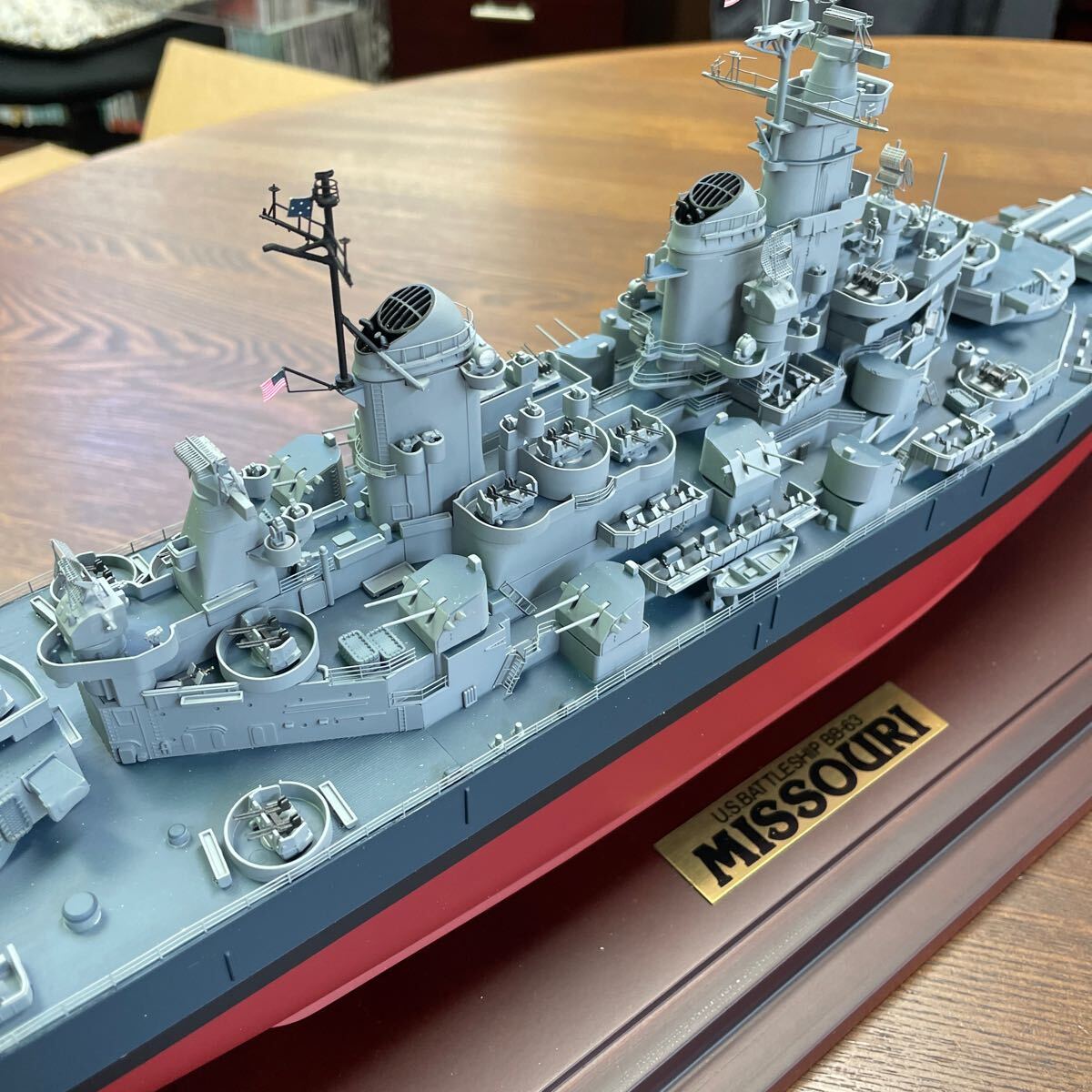 タミヤマスターワークコレクション戦艦ミズーリ_画像7