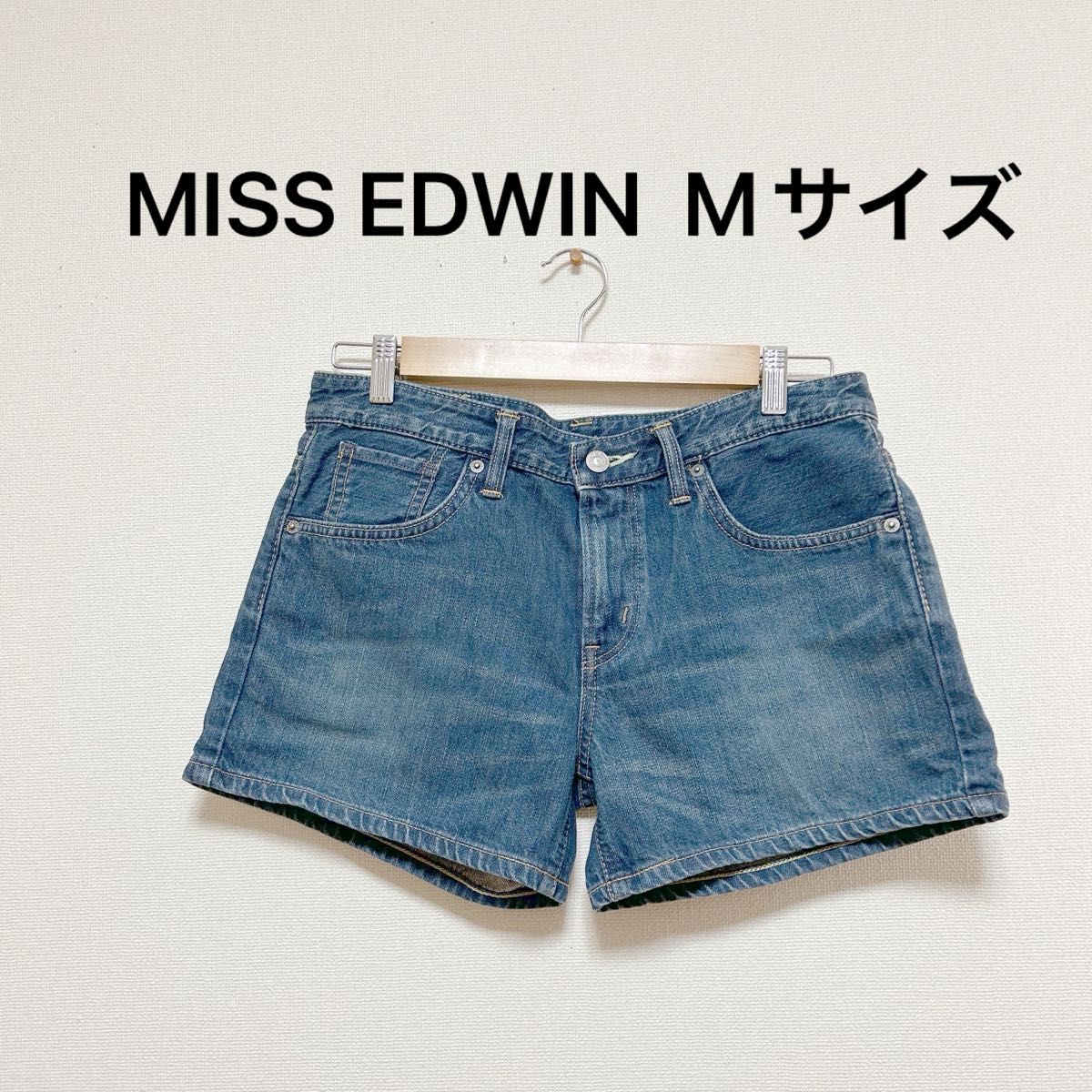 MISS EDWIN ミスエドウィン ショートパンツデニムパンツ レディース Mサイズ　ジーンズ　05593 